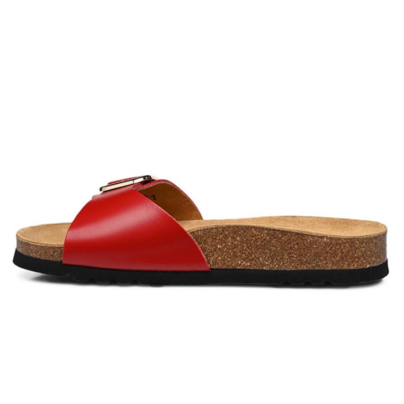 Scholl Mules en Cuir Kathlee rouges