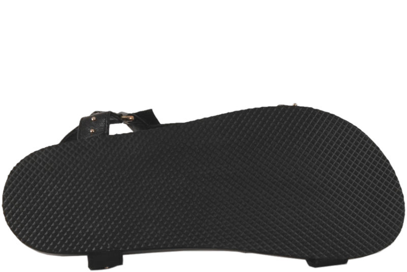 COPENHAGEN SHOES LIMBA SORT LET SANDAL I GLAT SKIND