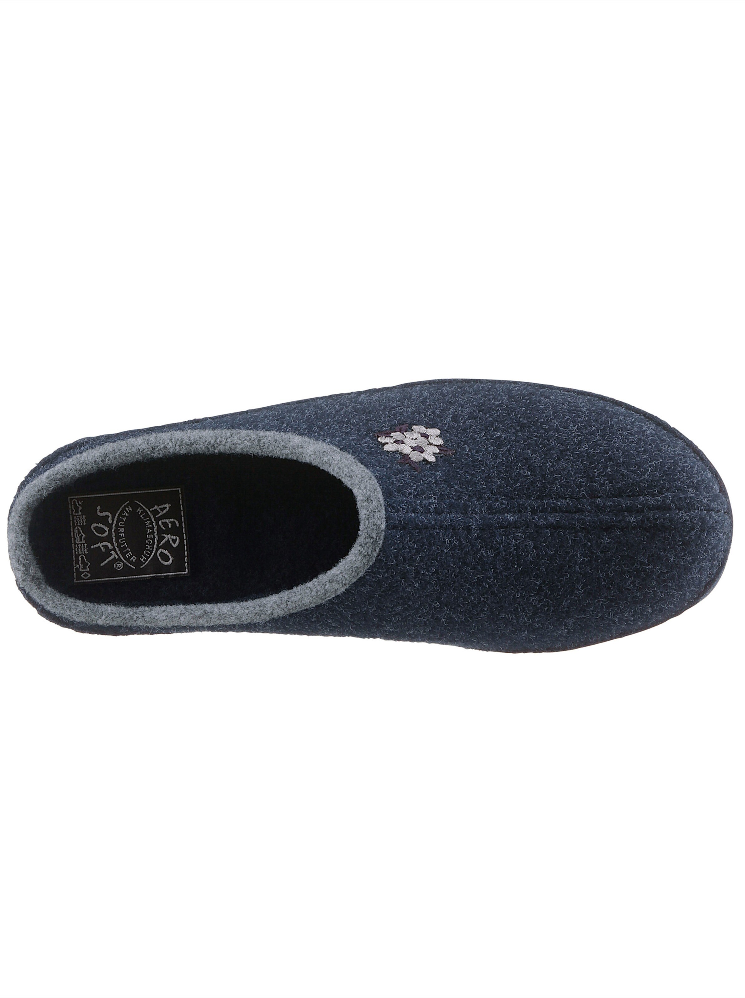 Schawos Pantoffel in blau