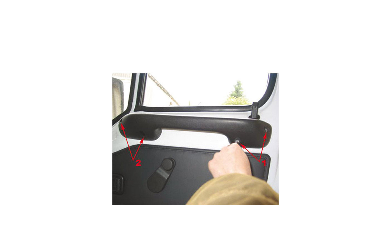 HEOSafe Riegelschloss für Fahrerhaustüren: Mercedes Sprinter,Volkswagen Crafter  2006 - 2008