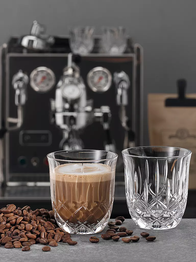 NACHTMANN Cappuccino Flat White Glas 2er Set NOBLESSE Barista 234ml transparent