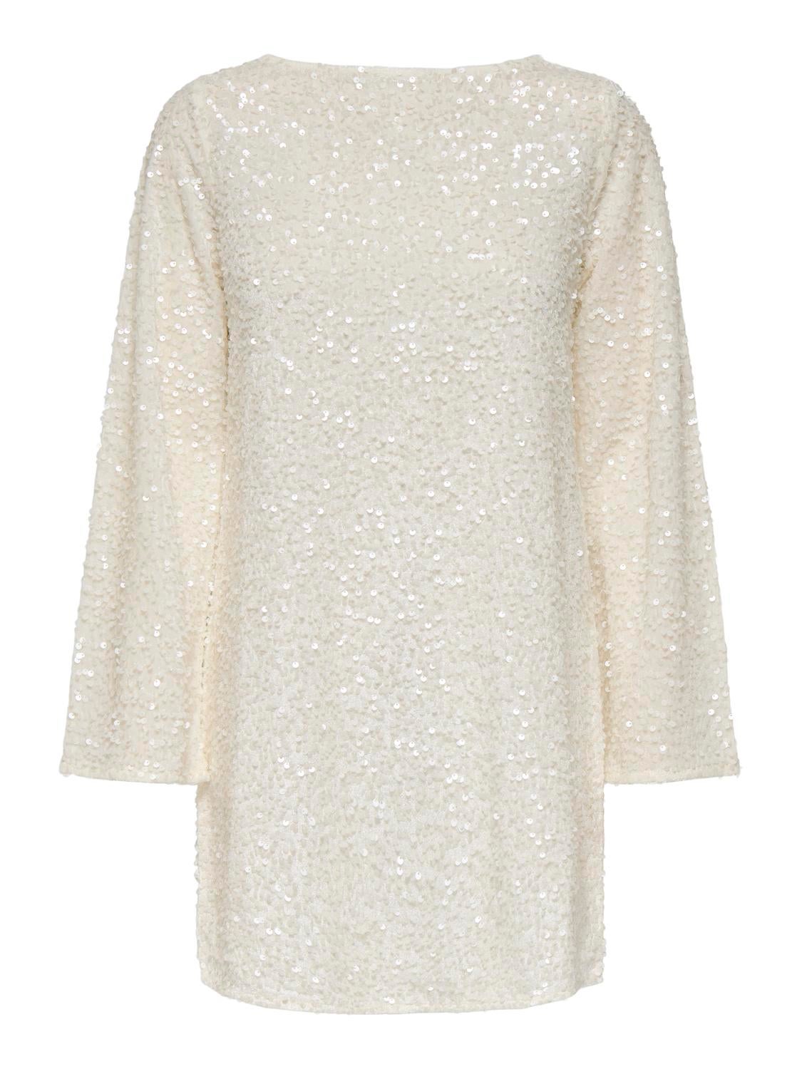 JDYSARA Kurzes Kleid Cloud Dancer