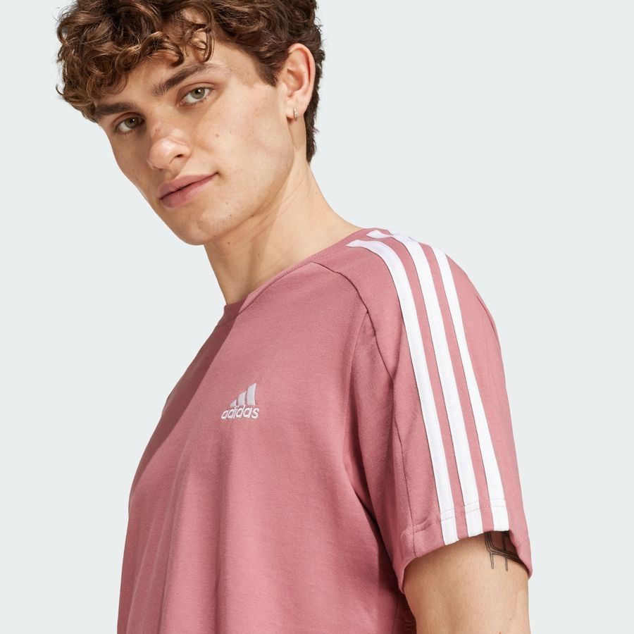 Adidas T-shirt à 3 bandes en jersey Essentials