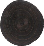Natures Accents decoratiebord Sem zwart D 24 H 2 cm