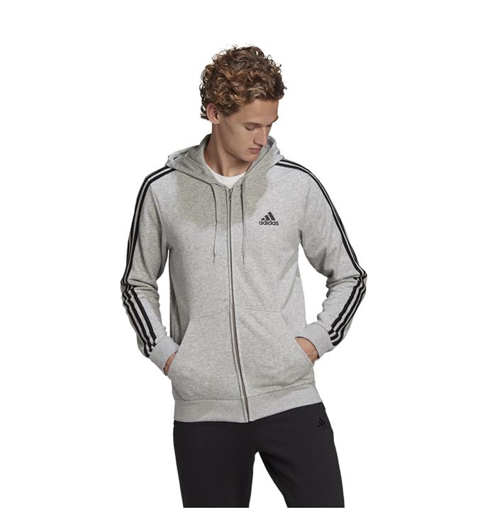 adidas Men 3S French Terry FZ Hoodie
