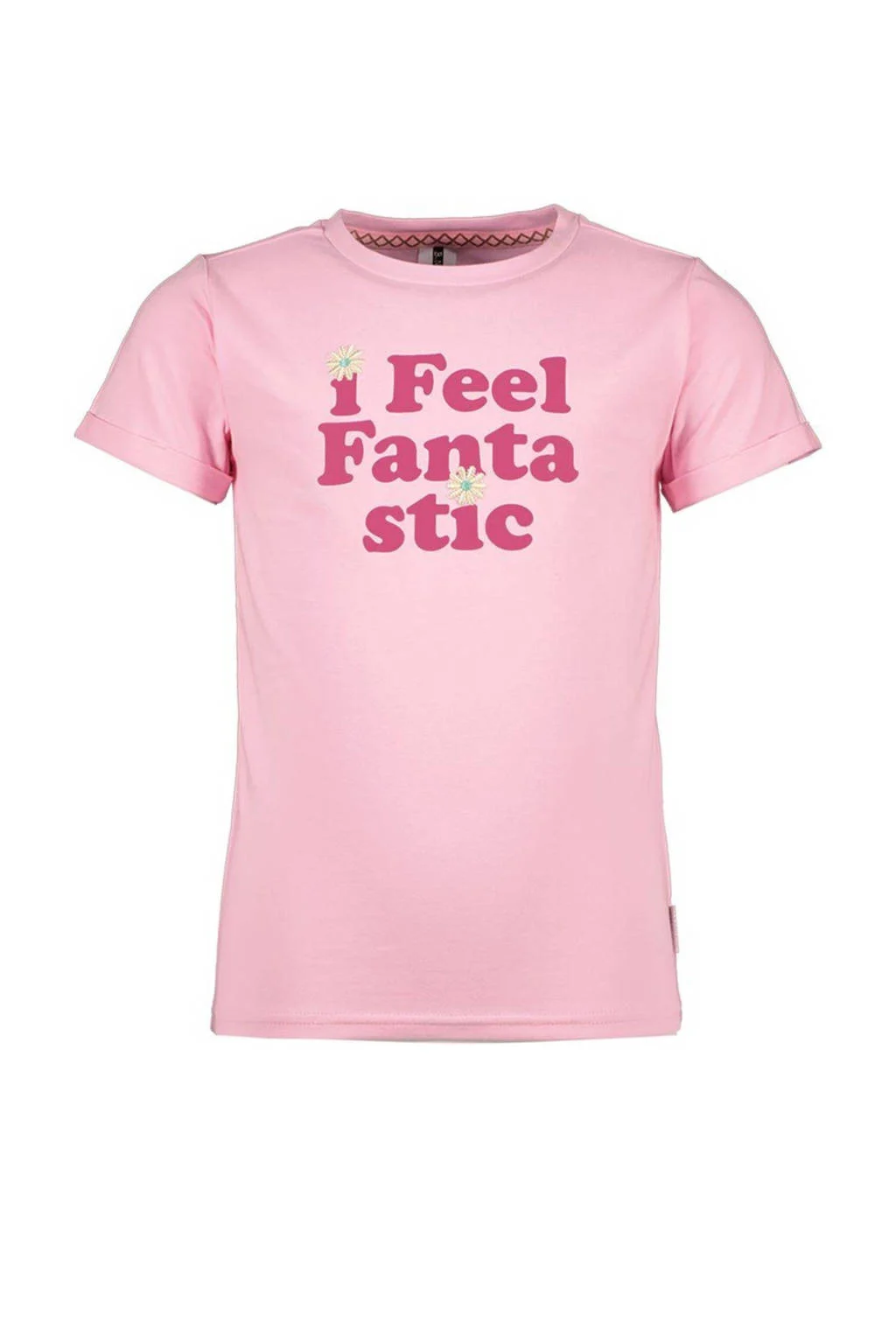 B.Nosy T-shirt met tekst zoetroze/fuchsia