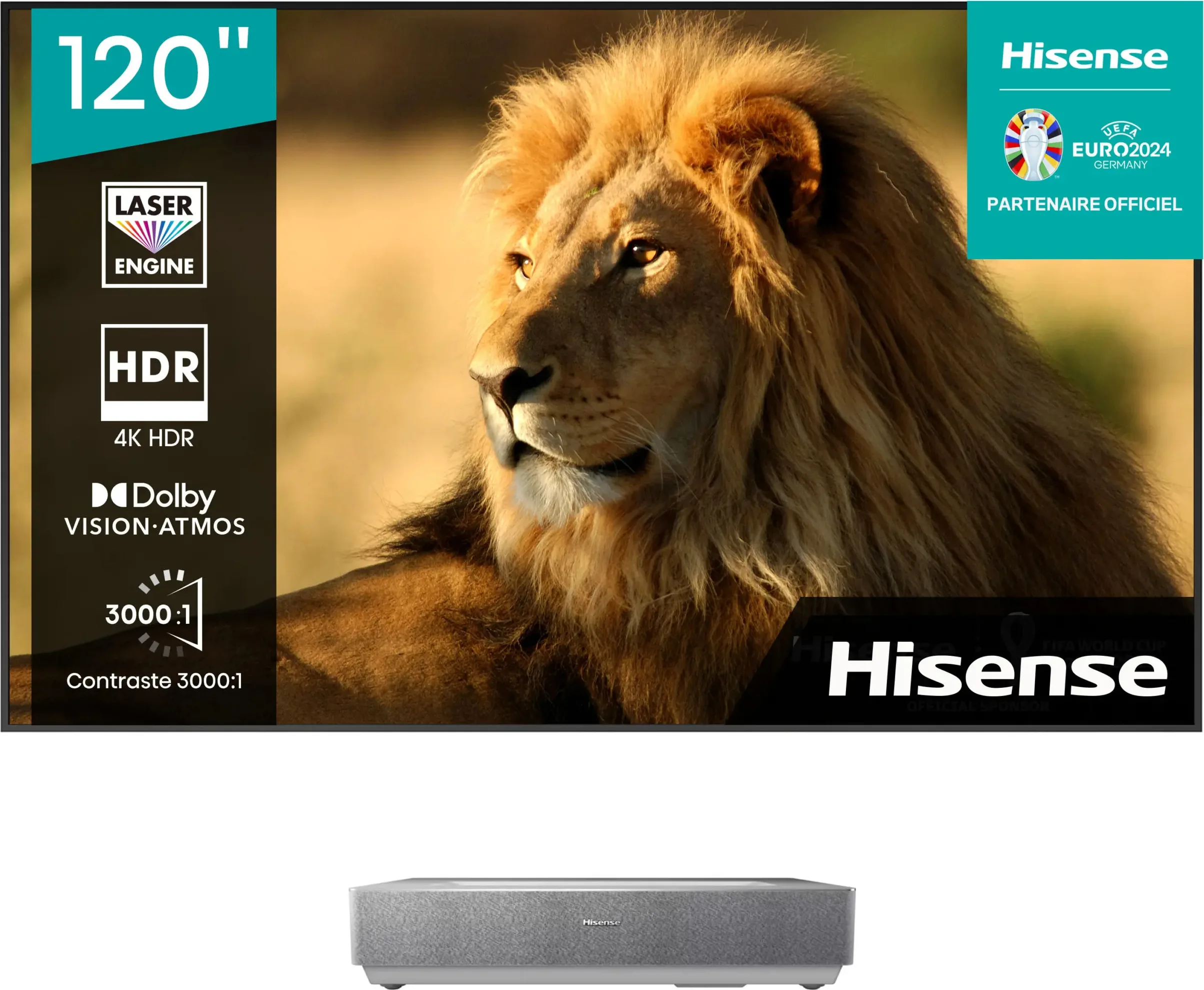 Hisense 120-L5HA Laser TV Vidéoprojecteurs ultra courte focale