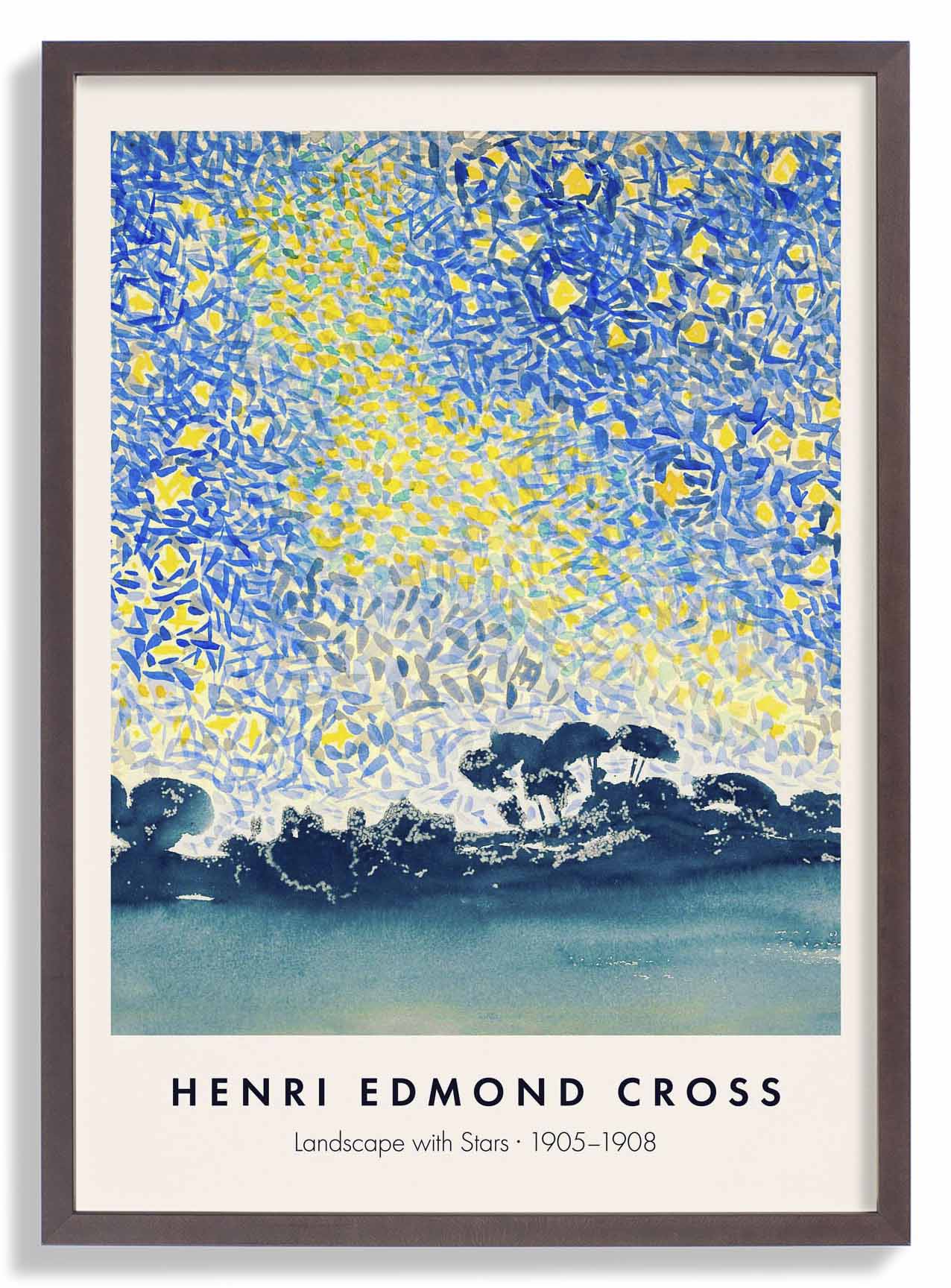 Landschaft mit Sternen von Henri Edmond Cross