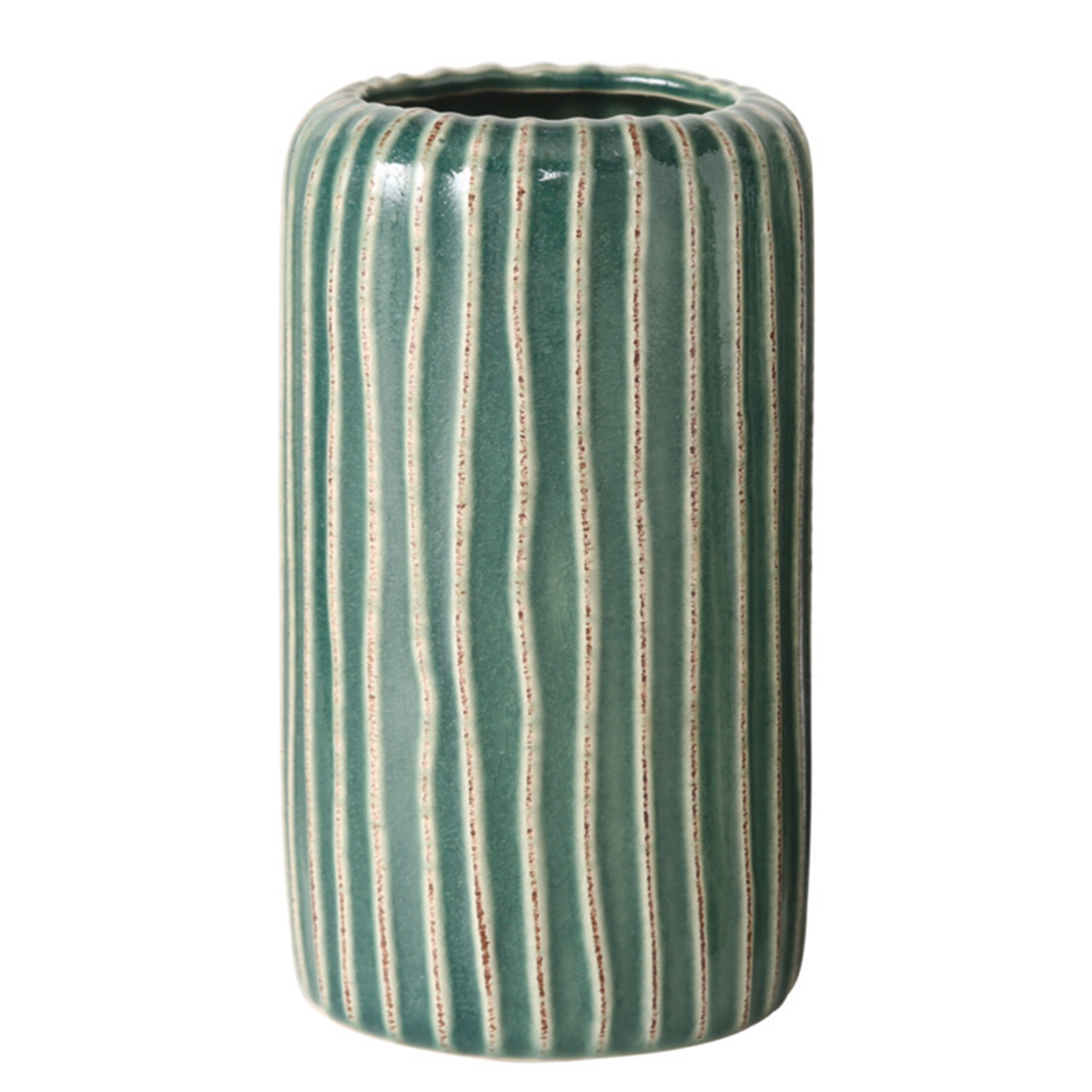 Vase - grün - sortiert - 15 cm