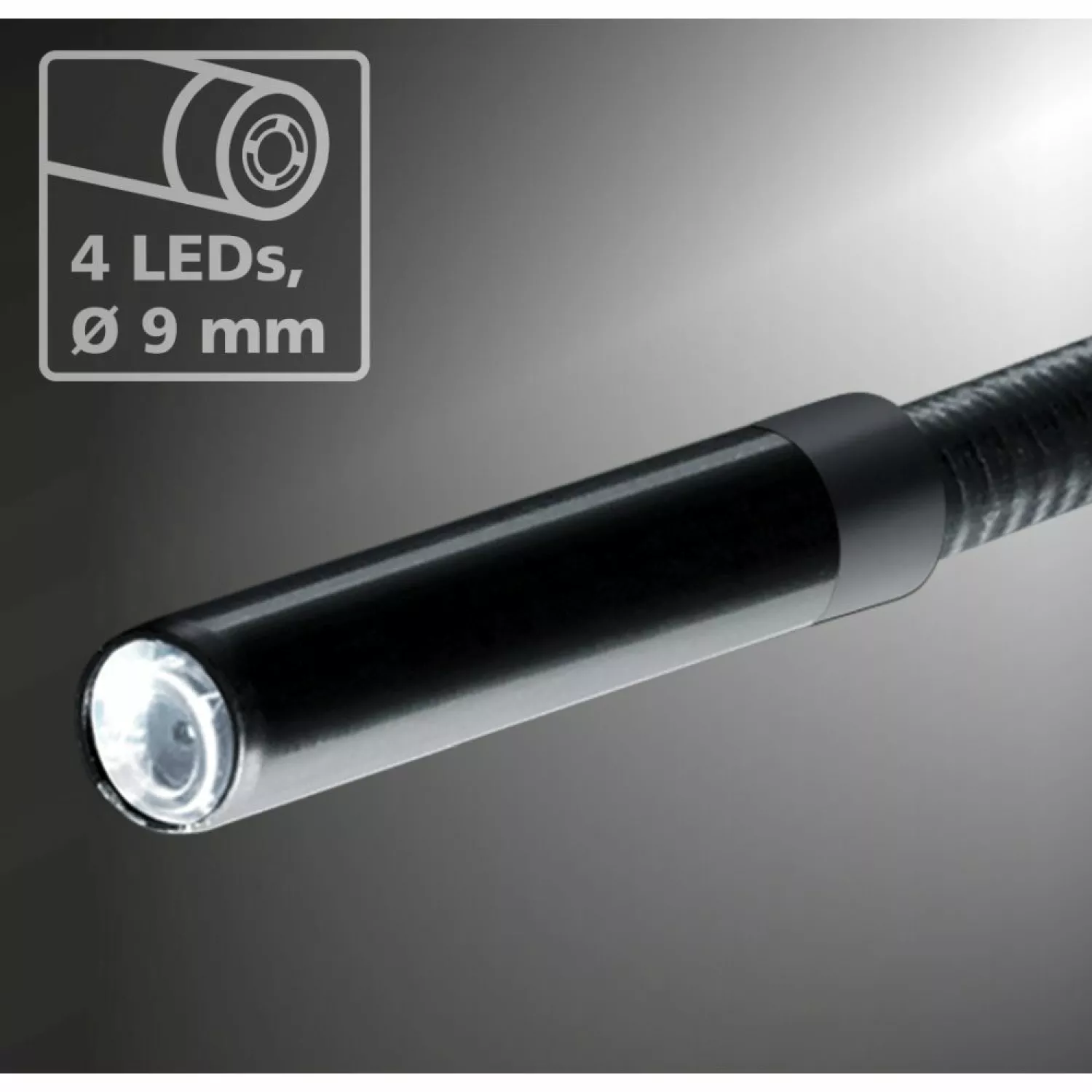 Laserliner VideoFlex G4 Ultra Video-inspectiecamera in koffer - 9mm x 10m