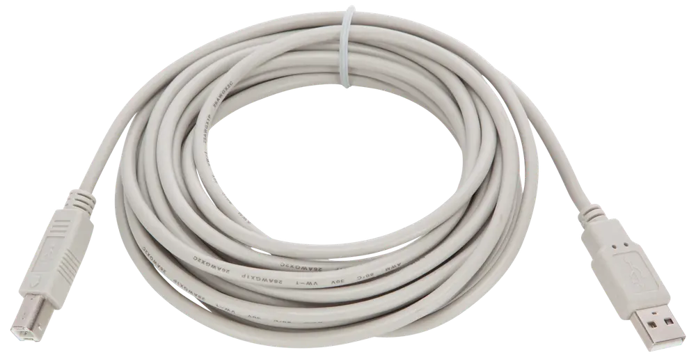 VANDENBERG USB 2.0 AB kabel 5 meter