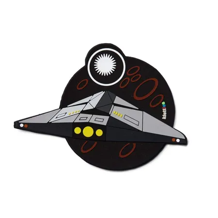 ergobag 3D Silikon-Klettie Space