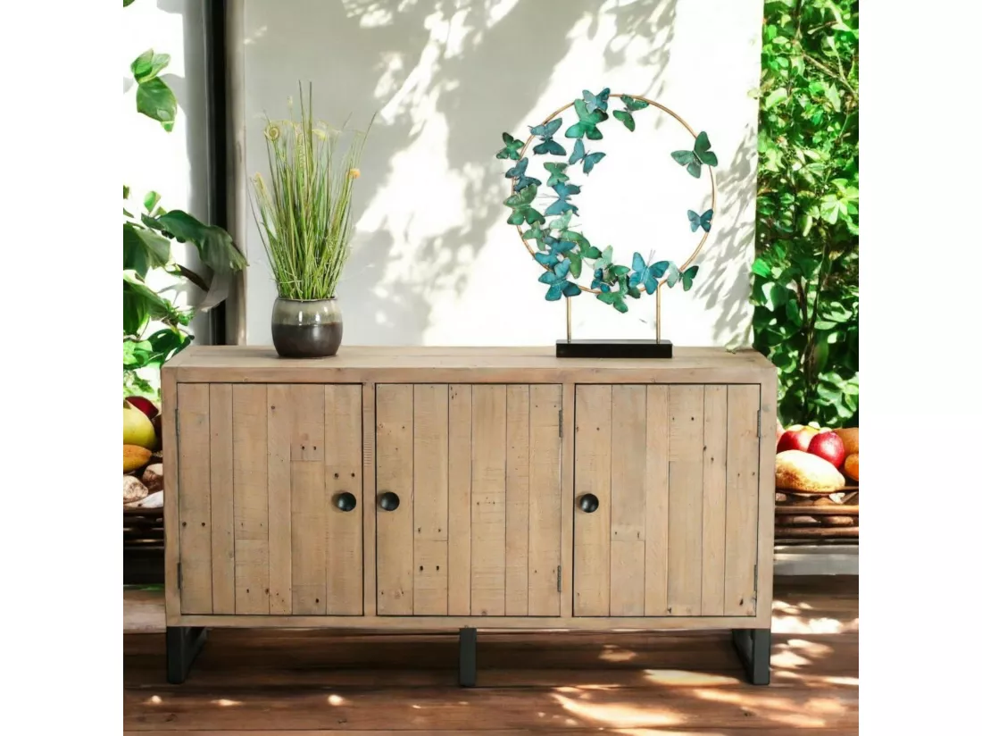 Buffet en bois recyclé 3 portes AUCKLAND