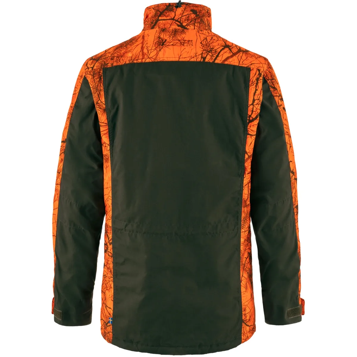Fjällräven Men's Brenner Pro Padded Jacket Orange Multi Camo-Deep Forest