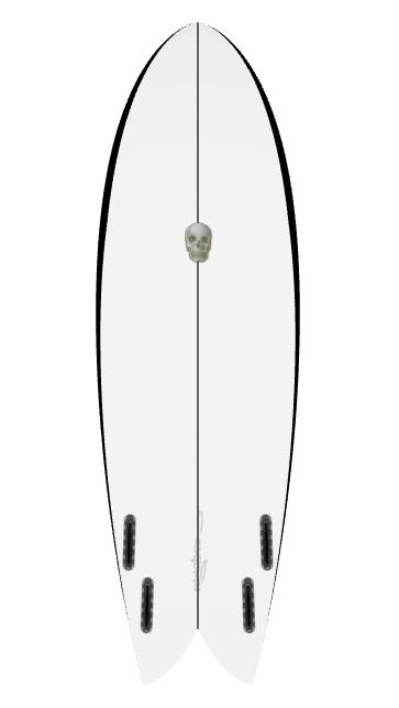 Christenson Surfboards Myconaut - Black Rails - 6'1 x 21 1/2