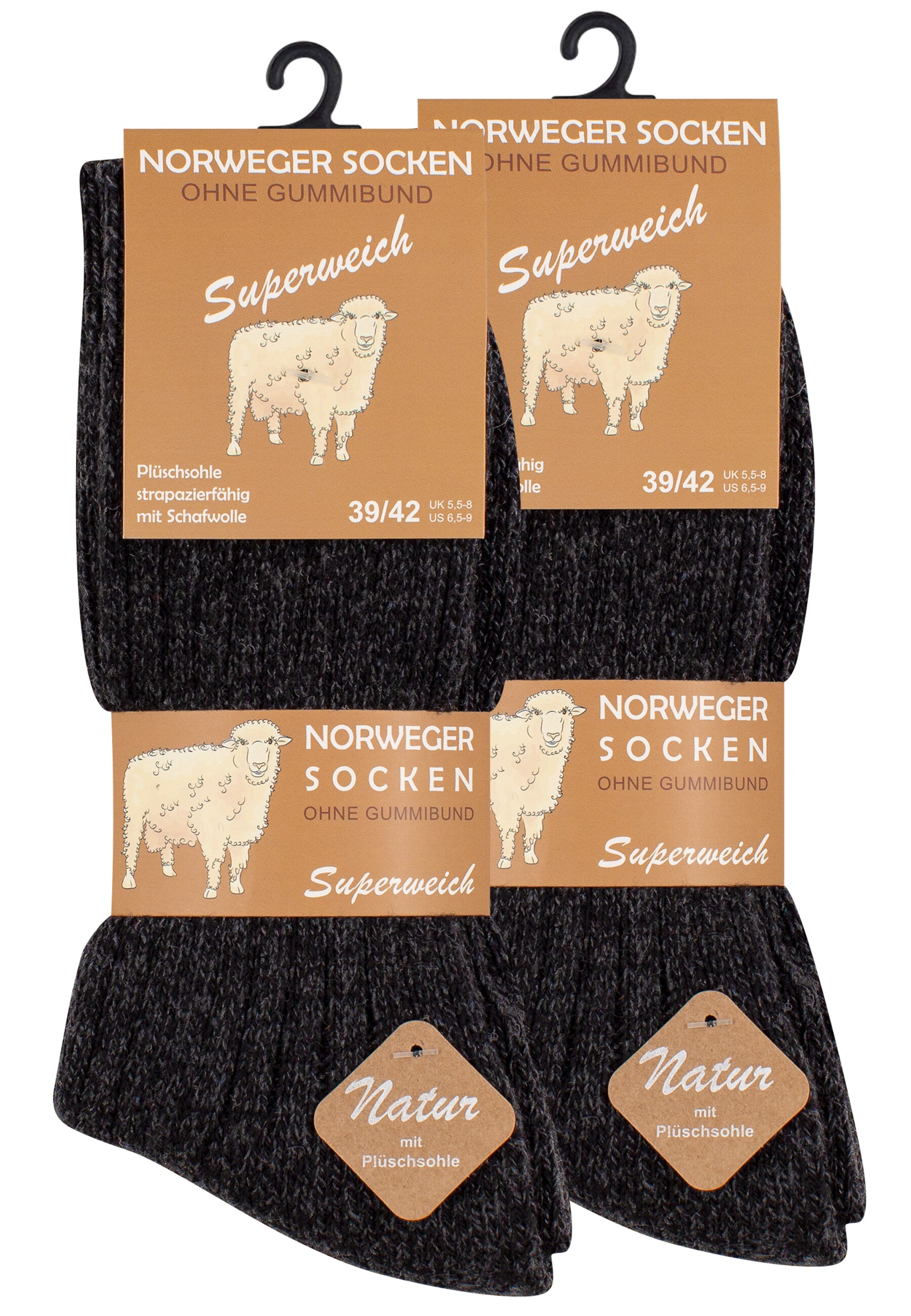 Cotton Prime® Norweger-Socken 6 Paar