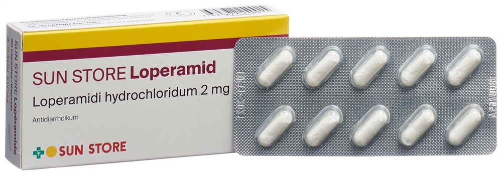 Sun Store Loperamid 2 mg<br>20 Stück, Blister, Hartkapsel