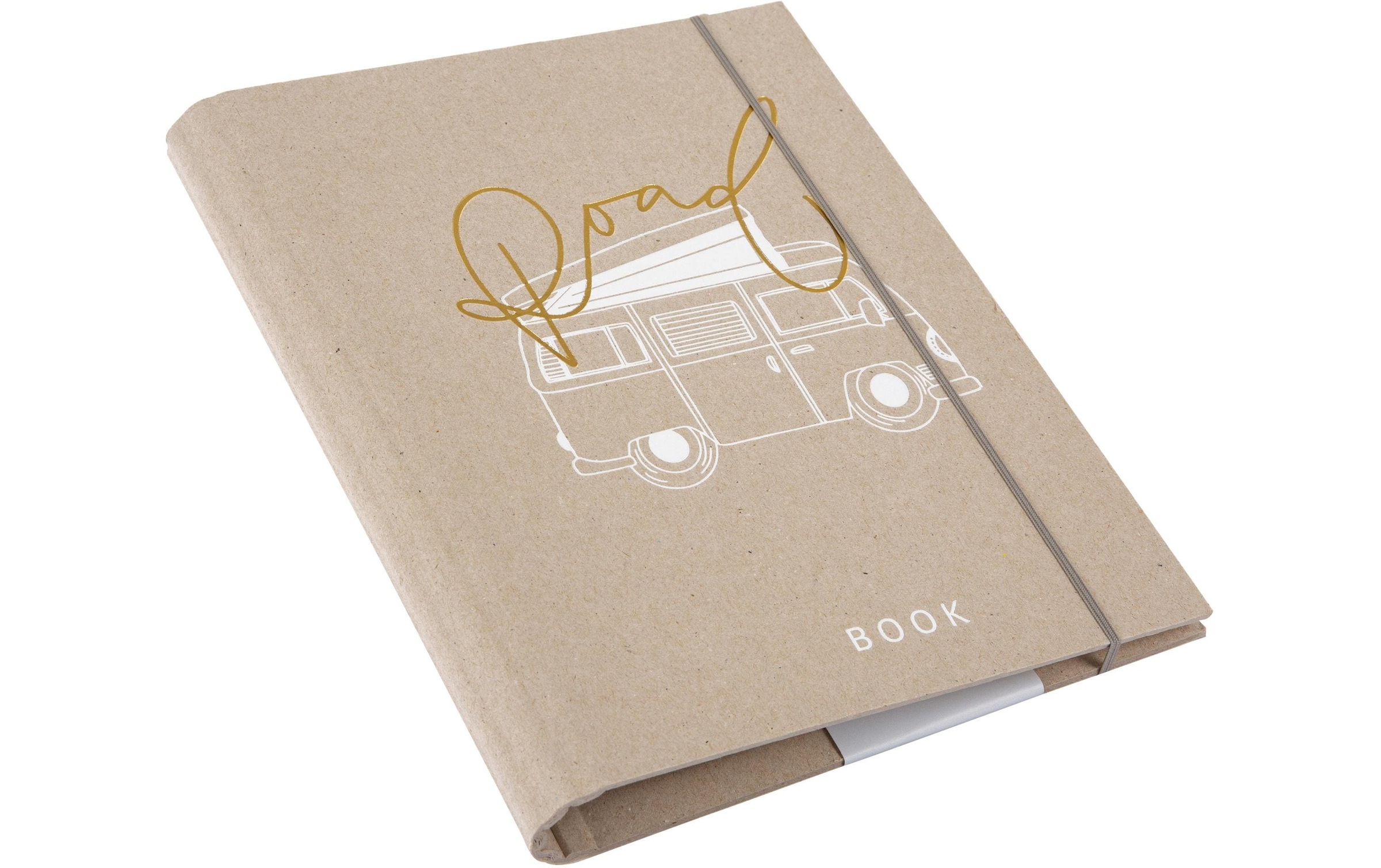 Goldbuch Notizbuch »Ringbuch Road Trip Braun«