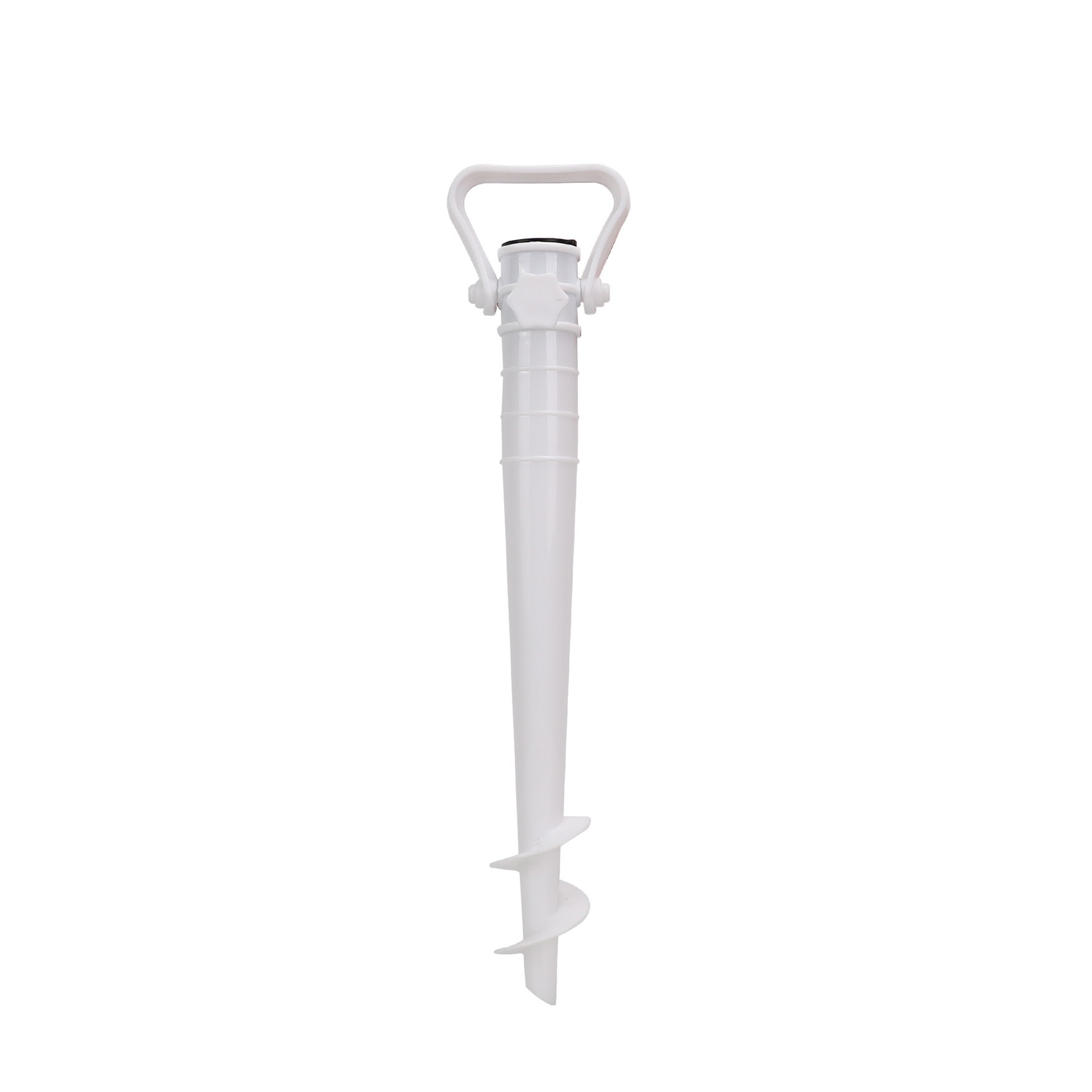 Sonnenschirmständer mit Bodendübel weiss