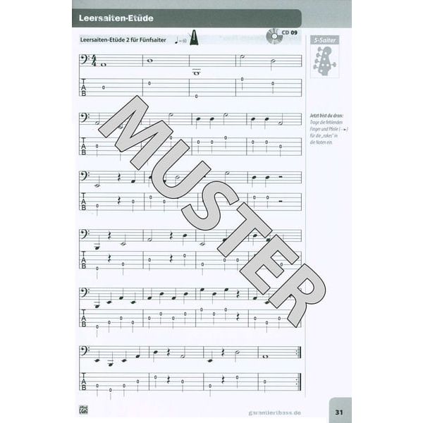 Alfred Music Publishing Garantiert Bass lernen