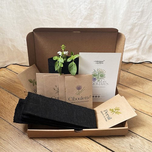 Coffret aromates • 7 sachets   7 pots