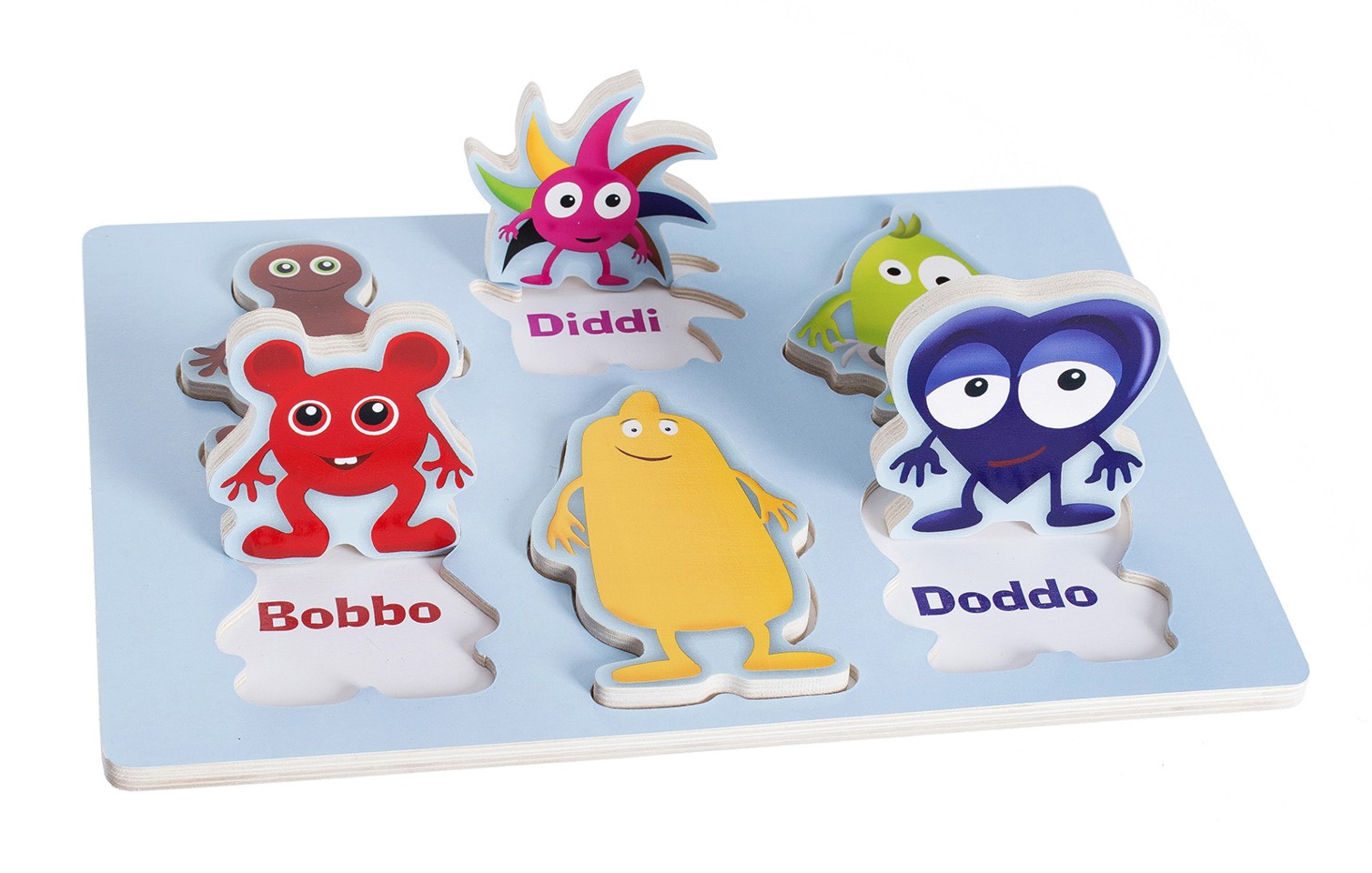 Babblarna - Puslespil - 6 figurer