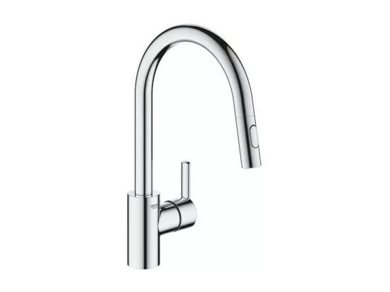 Robinet de cuisine avec douchette GROHE Feel chromé