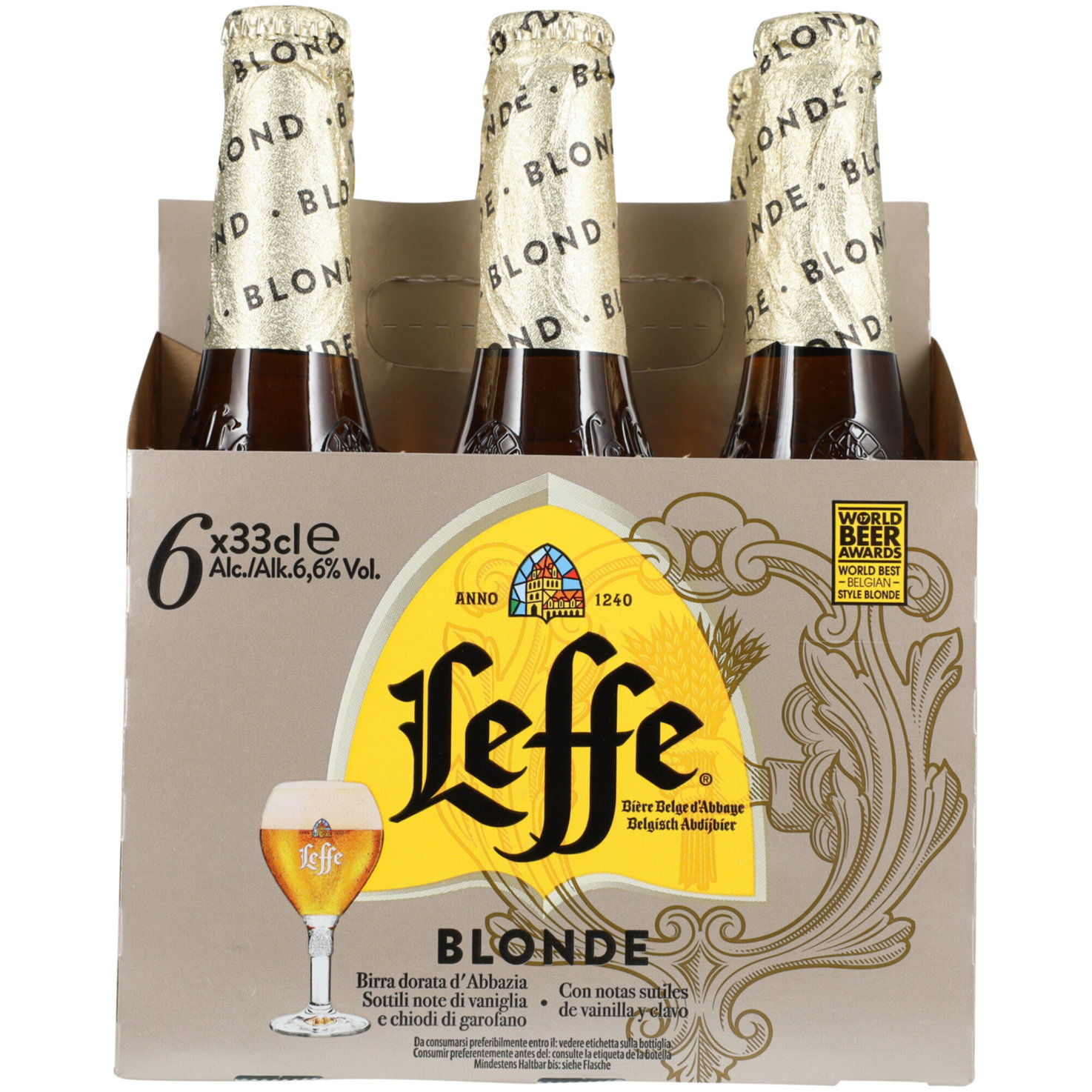 Leffe Bier Blonde 6x33cl -198cl