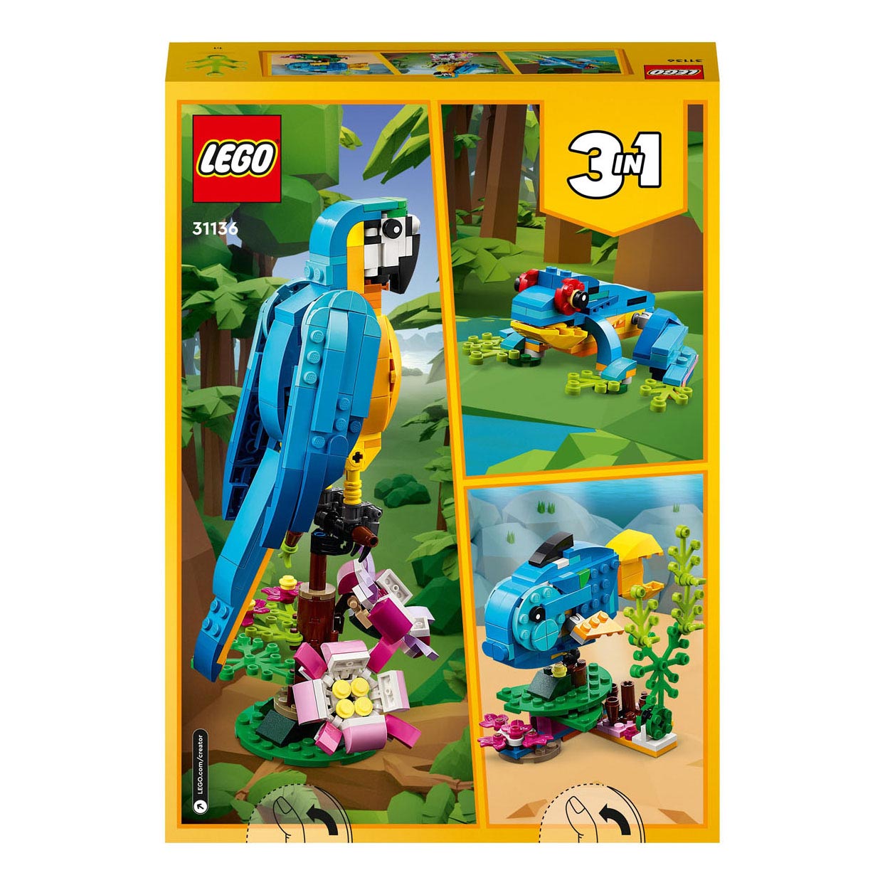 LEGO Creator 31136 Exotische Papegaai