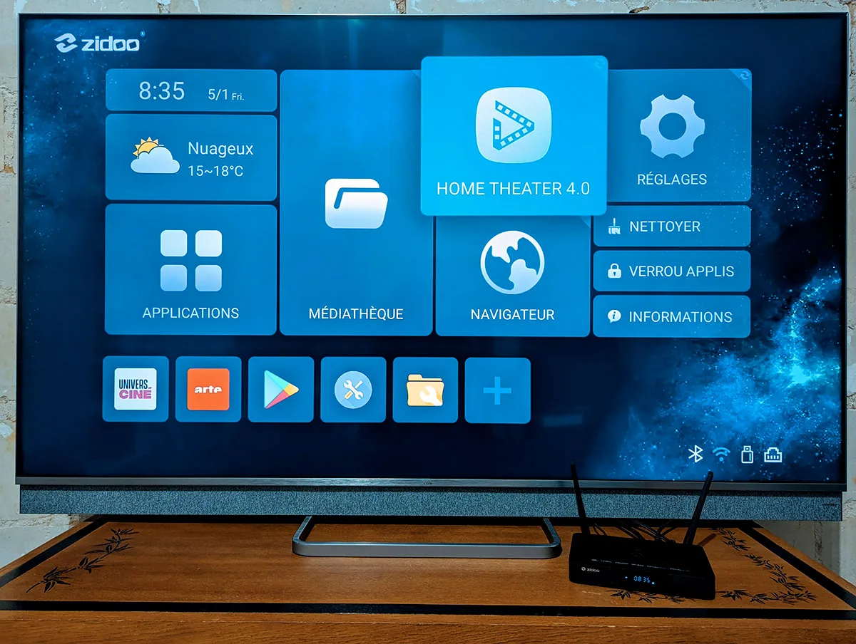 Zidoo Z9X PRO Lecteurs multimédia