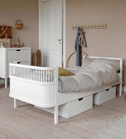 Sebra Sengeskuffe - 71x55x21 cm - Baby & Junior - Classic White