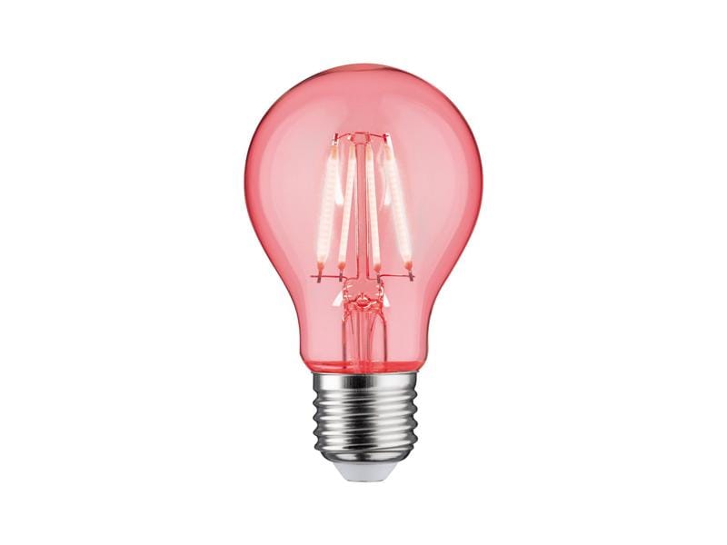Paulmann Lampe E27 1.3W, Rot Nicht dimmbare Deko-Lampe mit E27 Sockel