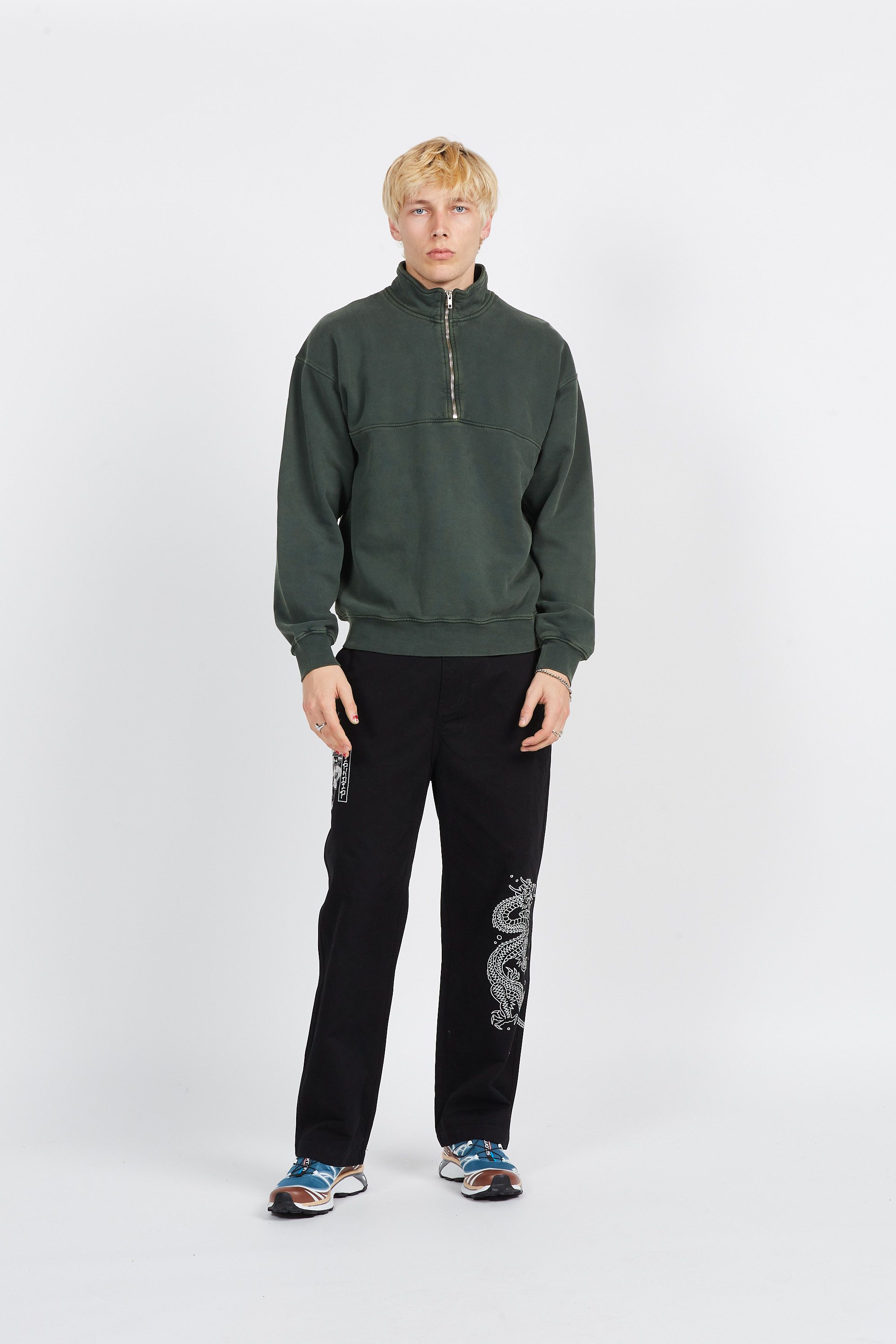 RIPNDIP Pantalon Ryu Wide Leg Pants Noir