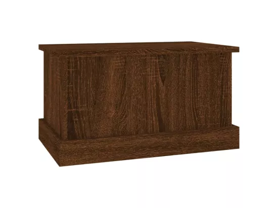 Boîte de rangement chêne marron 50x30x28 cm bois d'ingénierie