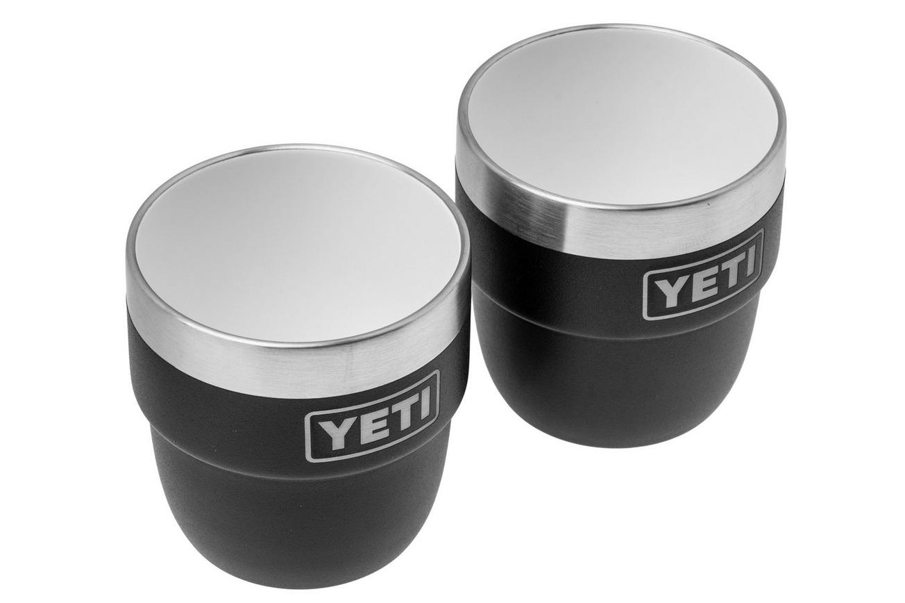 Yeti Rambler Stackable Espresso Cups 4oz, Black, stapelbare thermosbekers, 118 ml