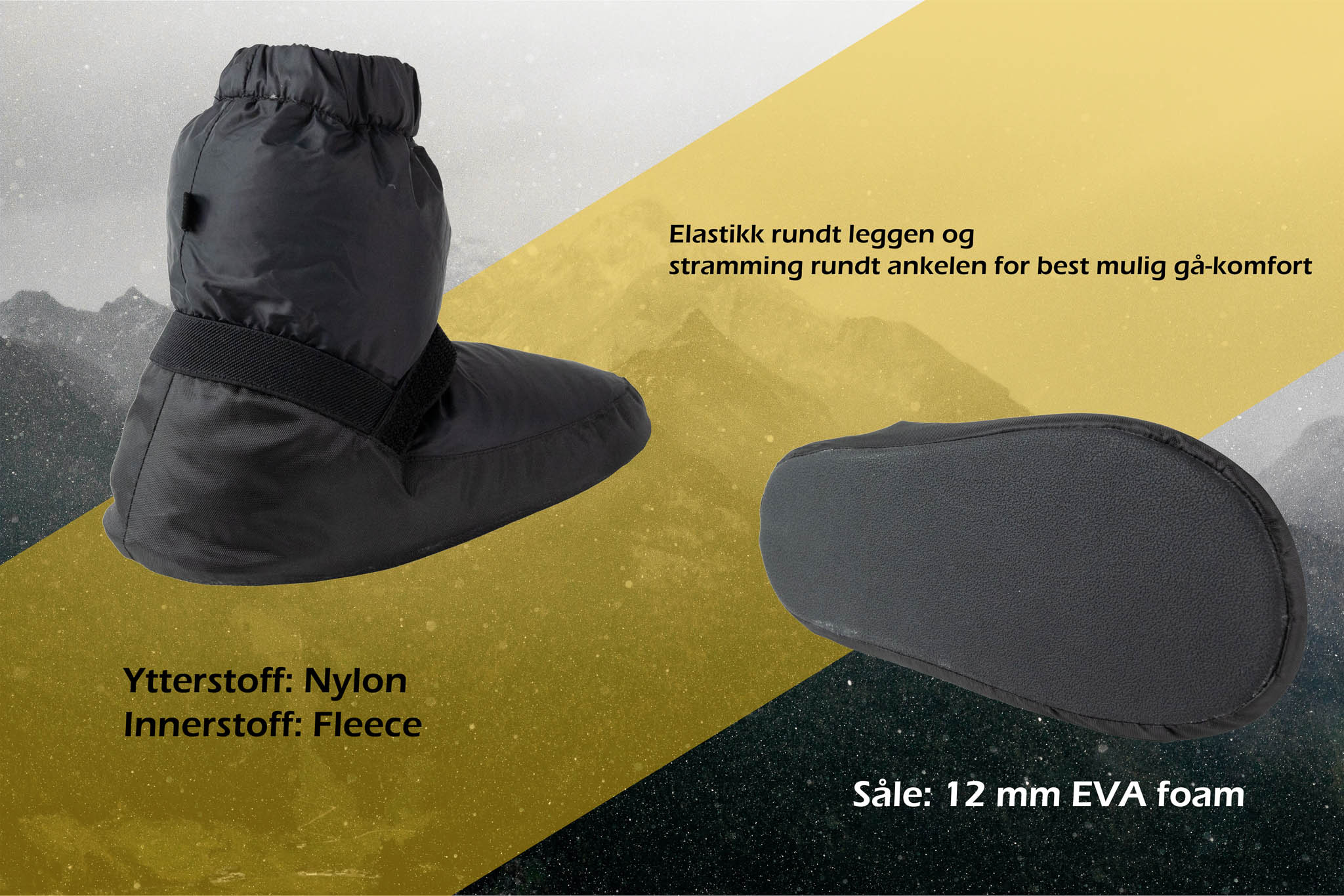 North Trail Down Camp Boots<br> Ekstra varme Dun sko