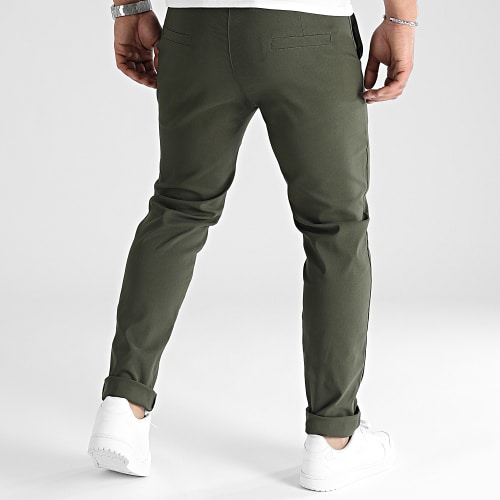 Pantalon Chino Regular 0236 Vert Kaki