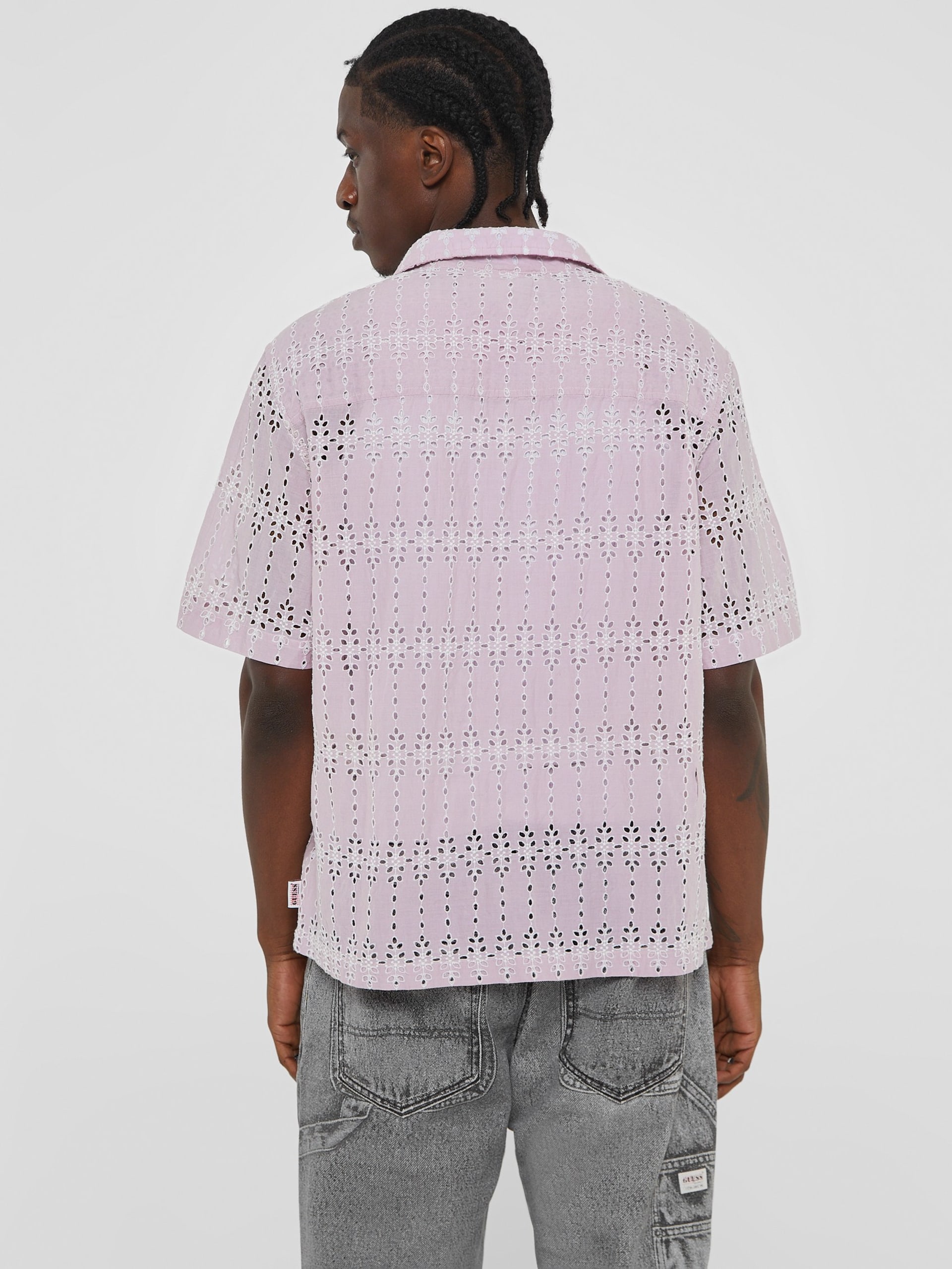 Camisa de acampamento bordada GUESS Originals