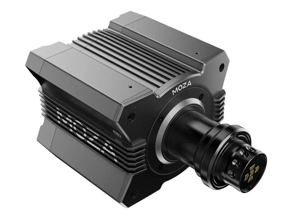 Moza Racing R12 - Ratpåsætningsbase for spilcontroller - direkte drev - sort