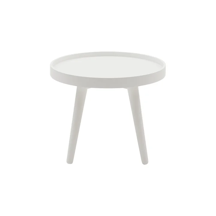 Softline - Alma Beistelltisch, small, weiss lackiert