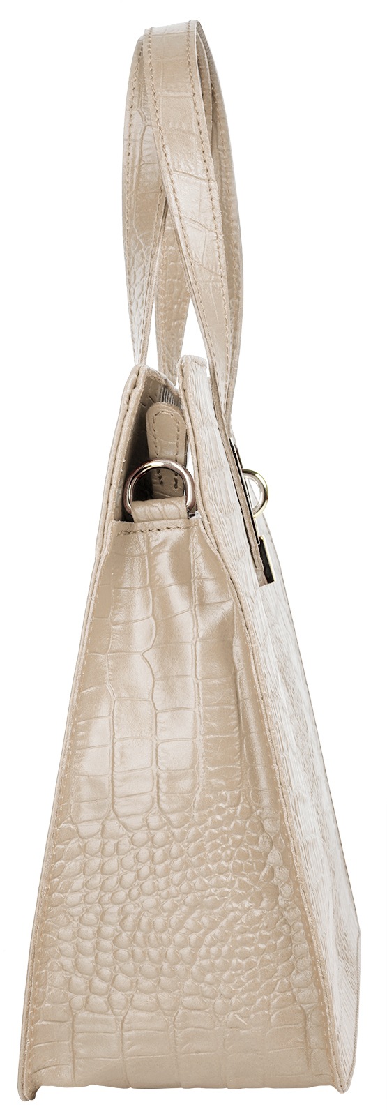 Cluty Henkeltasche echt Leder, Made in Italy
