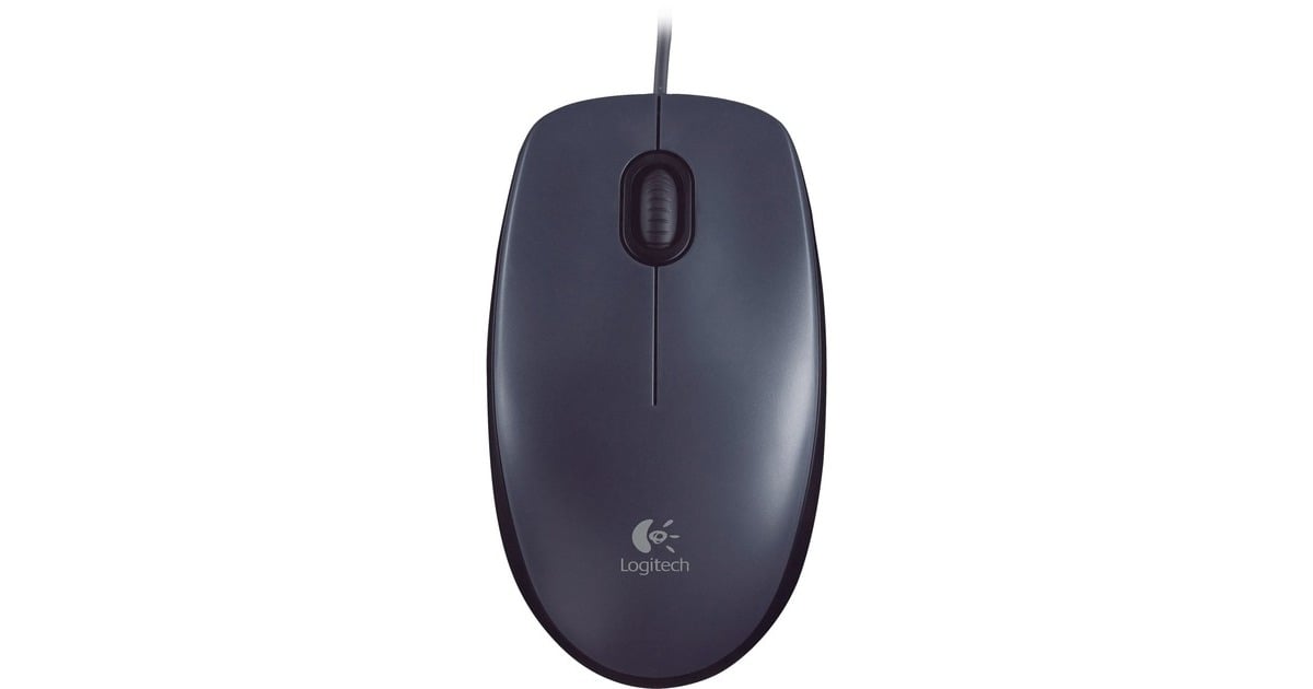 LogitechMouse M90  (Donkergrijs, 1000 dpi, Retail)
