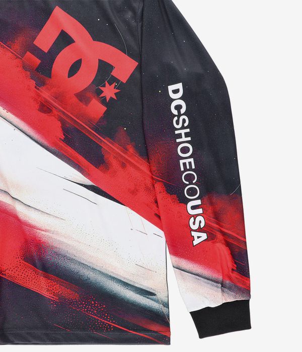 DC Burn Out Jersey Longsleeve (racing red)
