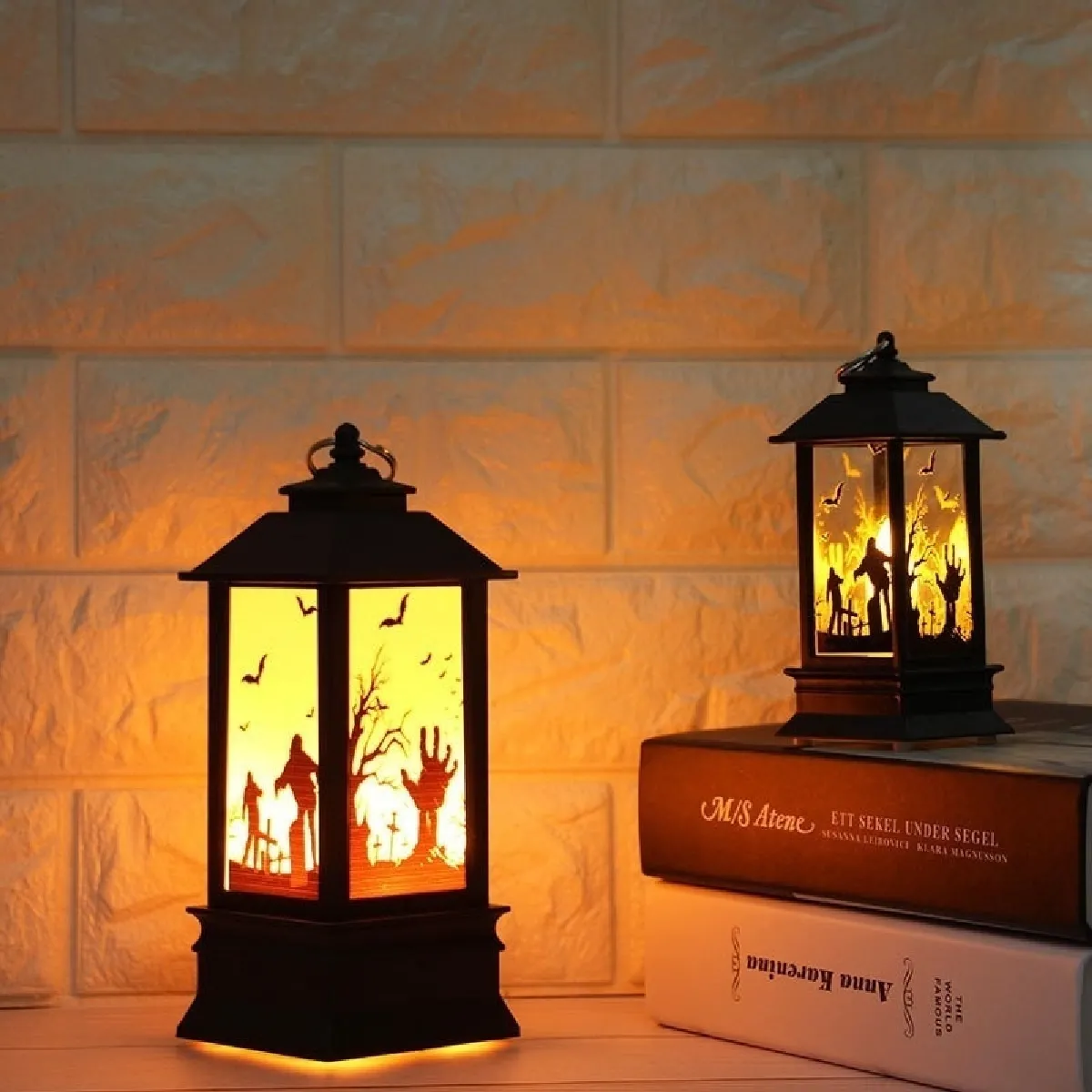 Wewoo Guirlande LED Halloween Flamme