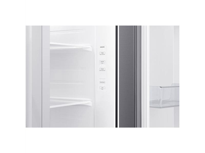 Samsung Foodcenter RS62DG5003S9WS Silber matt Side by Side Kühl- und Gefrierteil