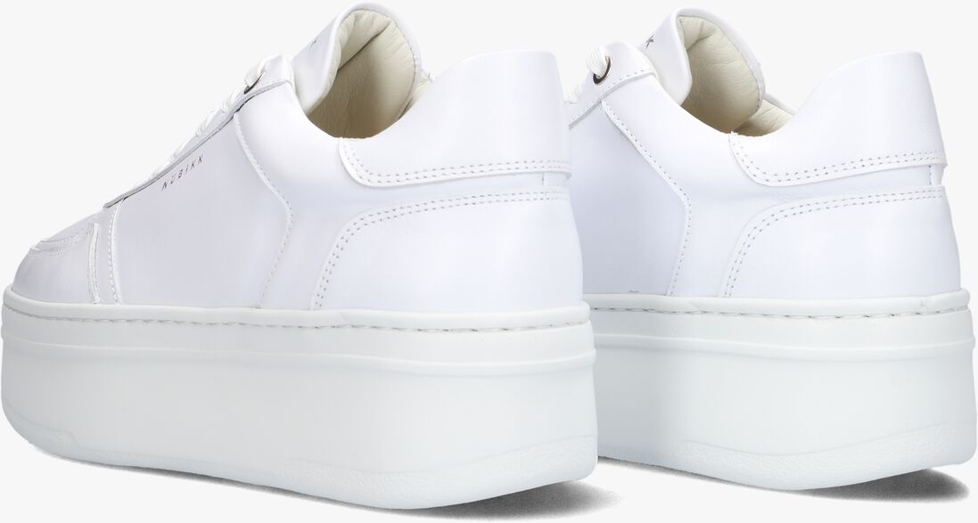 NUBIKK witte nubikk lage sneakers bayou platform