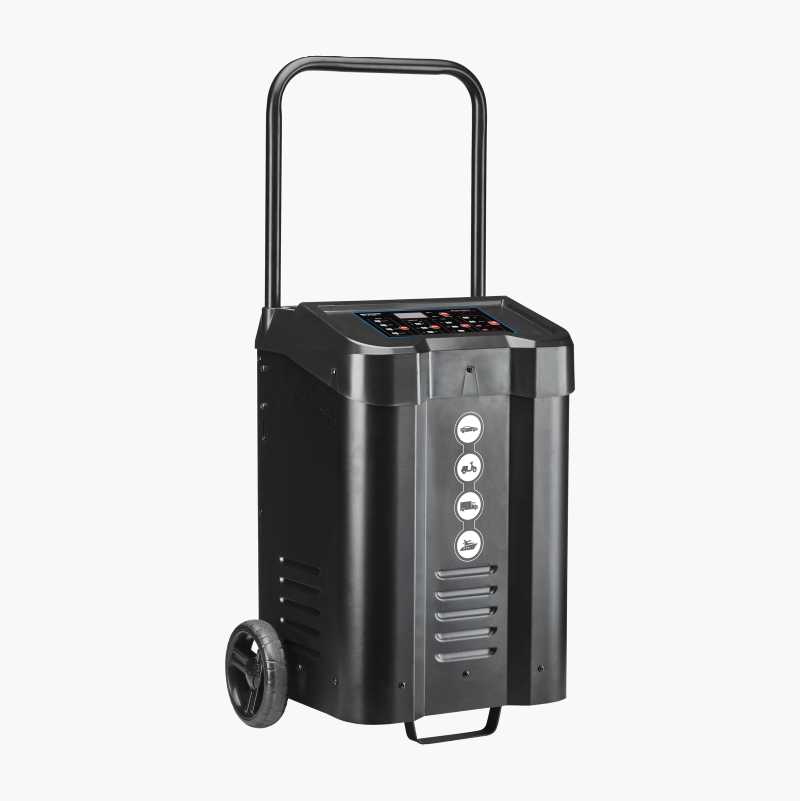 Batterilader 12/24 V, 60/30 A med starthjelp 12 V, 200 A
