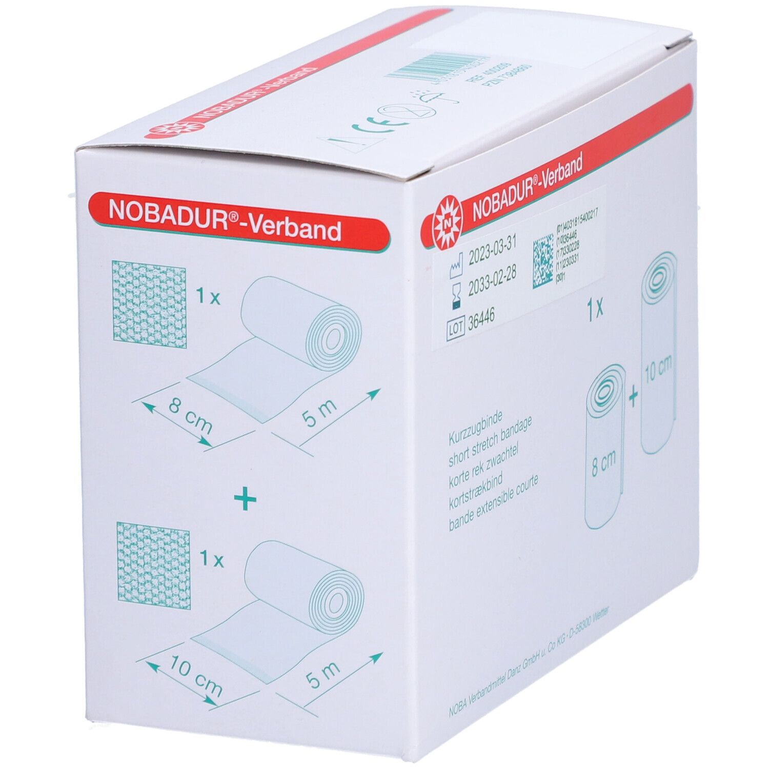 Nobamed® Nobadur®-Verband Kurzzugbinde
