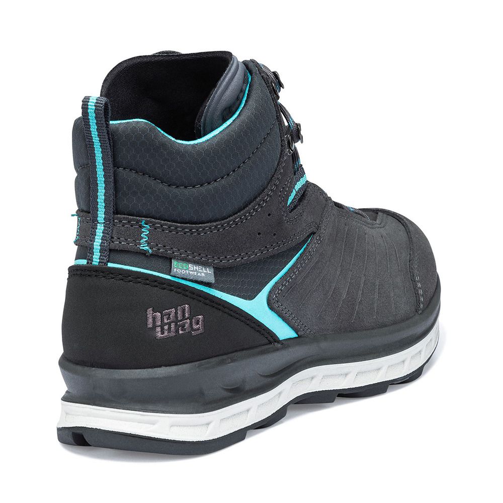 Hanwag BLUERIDGE ES - Chaussures randonné Femme asphalt/ocean