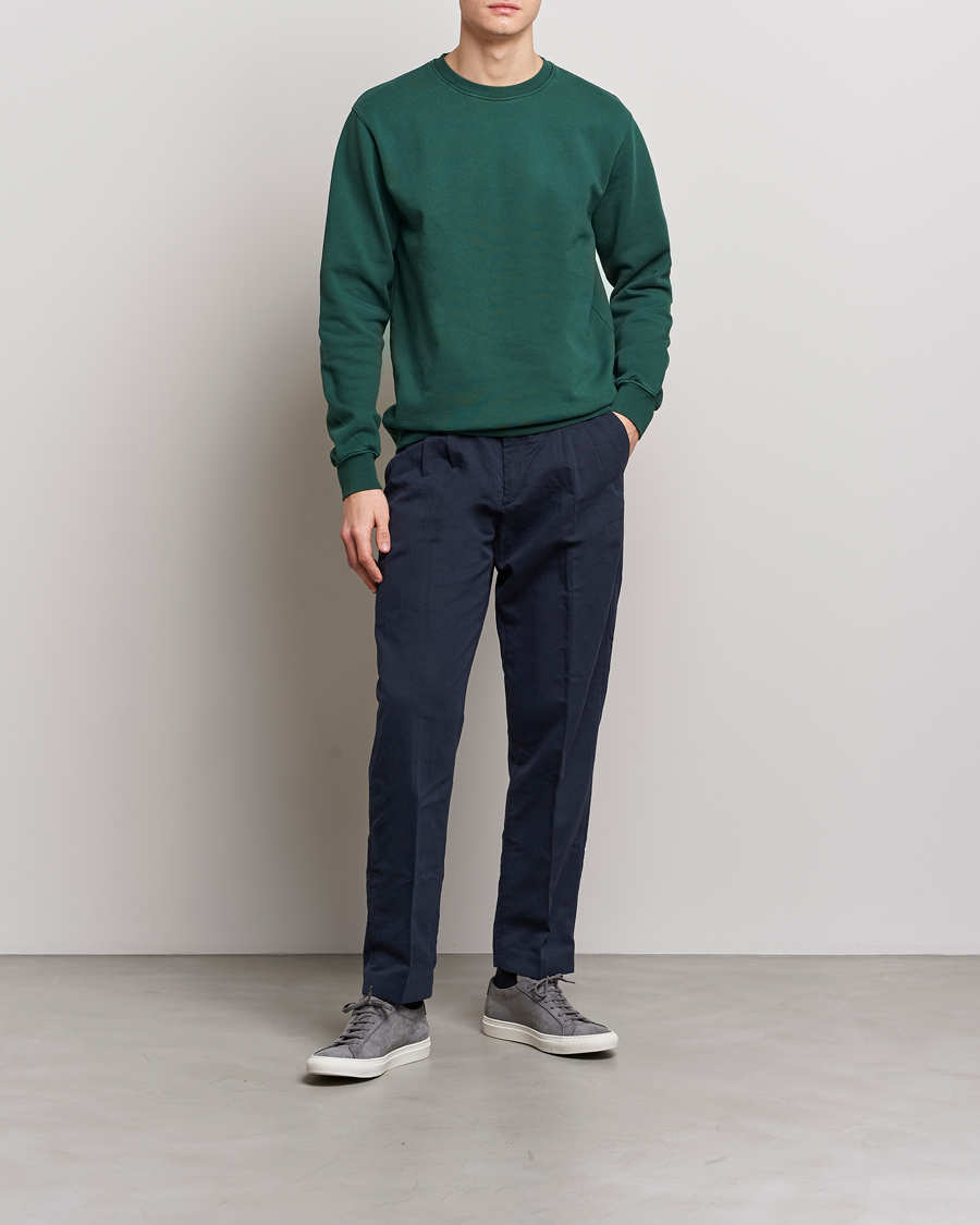 Colorful Standard Classic Organic Crew Neck Sweat Emerald Green